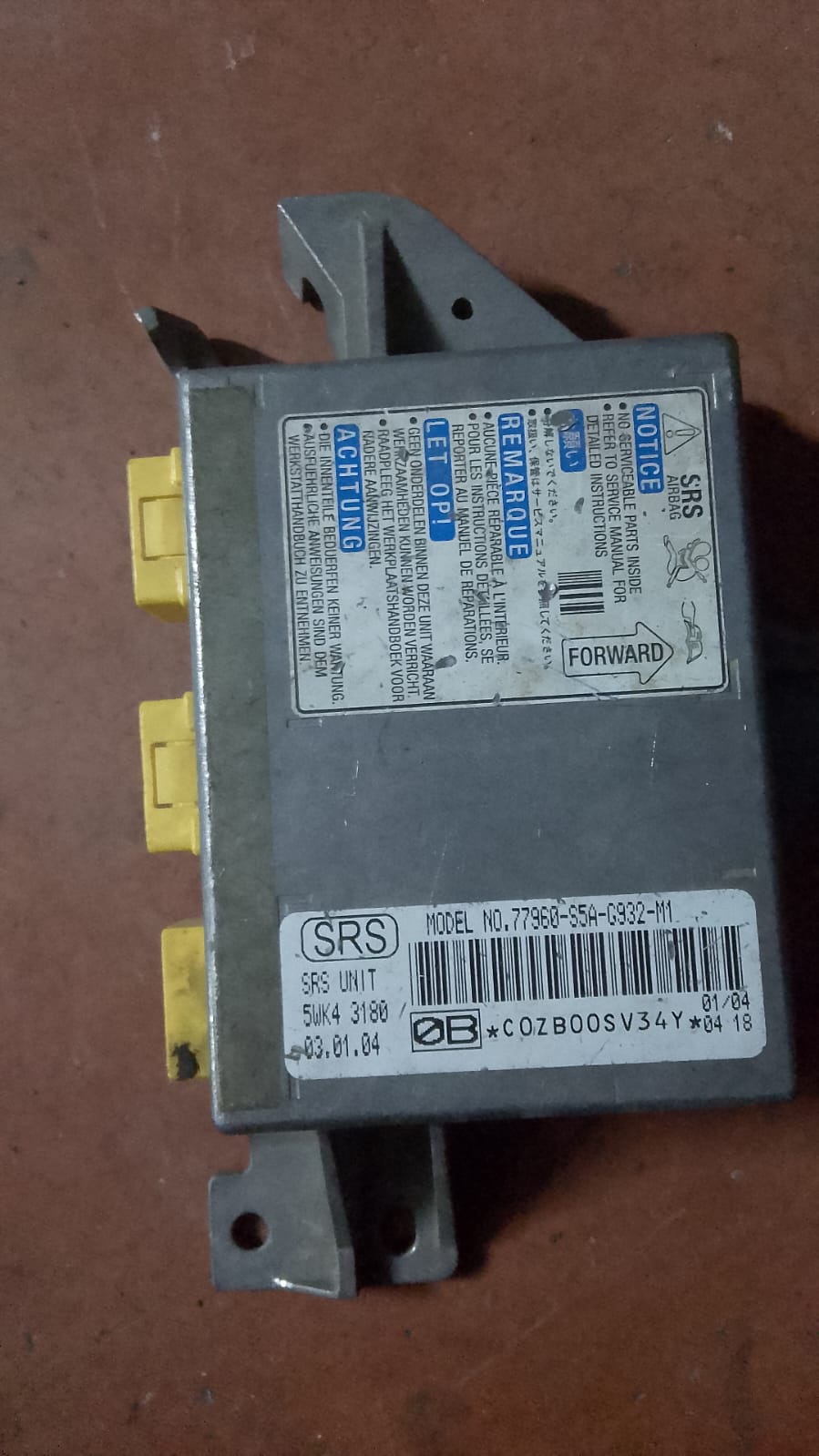 Honda Civic Airbag Beyni 2002-2007 Model