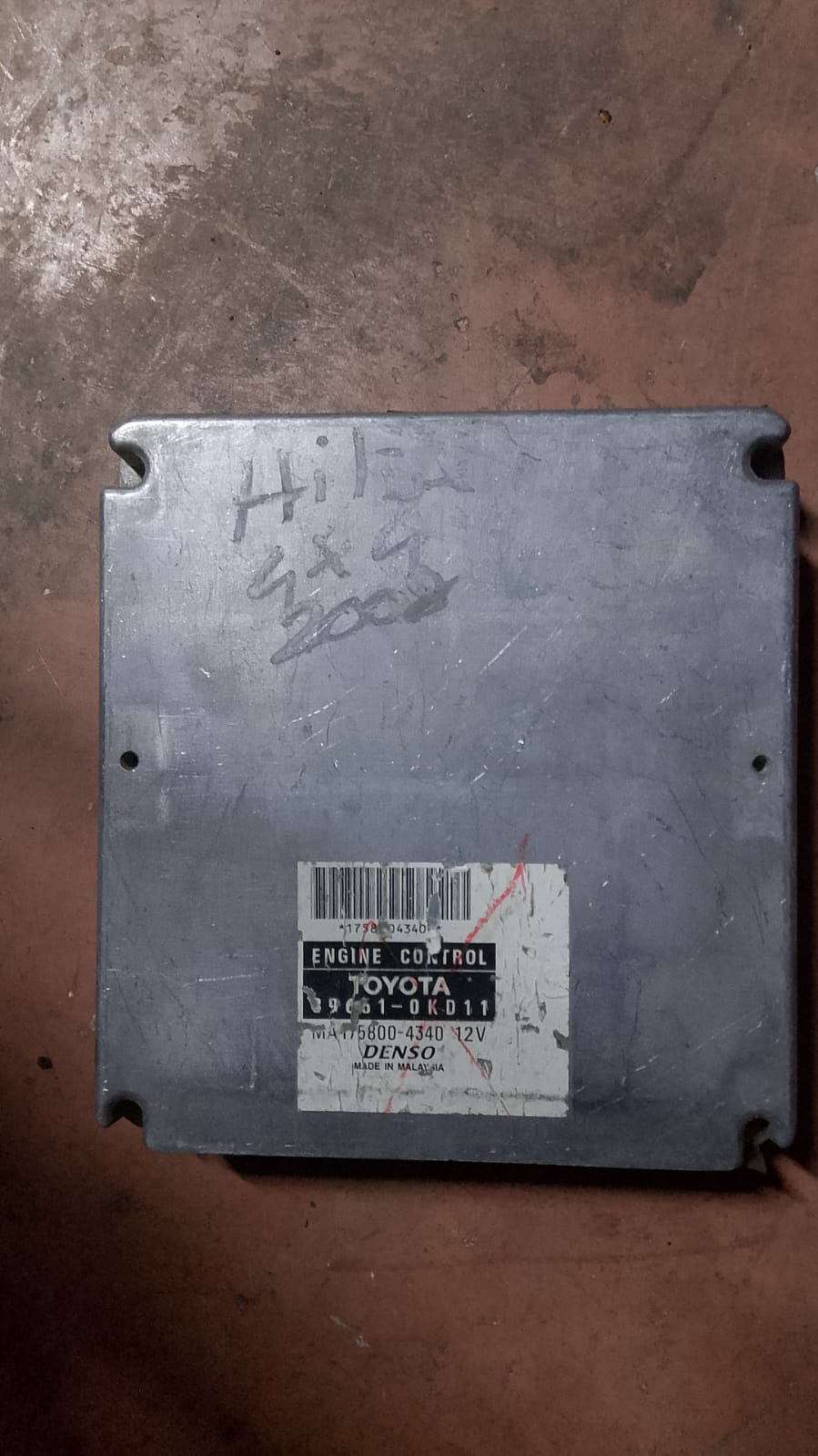 Toyota Hilüx 4X4 Motor Beyni 2008 Model